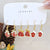 1 Set Cute Santa Claus Snowman Elk Enamel Inlay Alloy Rhinestones Drop Earrings