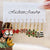 1 Set Cute Santa Claus Snowman Elk Enamel Inlay Alloy Rhinestones Drop Earrings