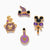 1 Set IG Style Pumpkin Ghost Bow Knot Plating Copper Zircon Ear Studs