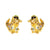 1 Set Princess Cute Cartoon Character Brass Asymmetrical Plating Inlay Zircon 18k Gold Plated Ear Studs