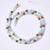 1 Strand/Package 4x2.5mm Hole Under 1mm Glass Electroplate Glass Beads Colorful Simple Beads