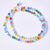 1 Strand/Package 4x2.5mm Hole Under 1mm Glass Electroplate Glass Beads Colorful Simple Beads