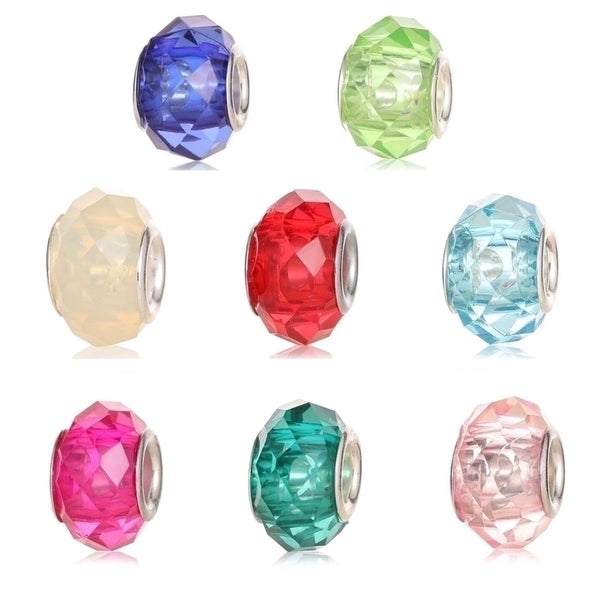 1 Piece 18mm Resin Geometric Beads