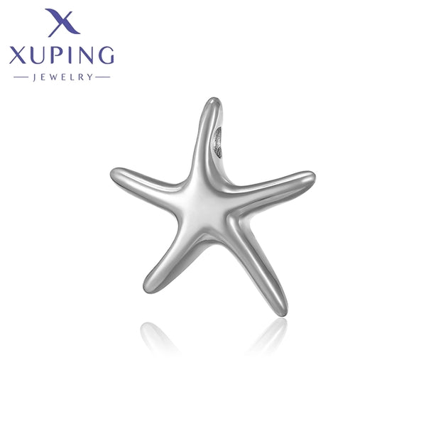 1 Piece 24*20mm 304 Stainless Steel Starfish Pendant