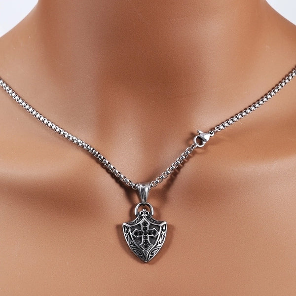 1 Piece 304 Stainless Steel Geometric Pendant Chain