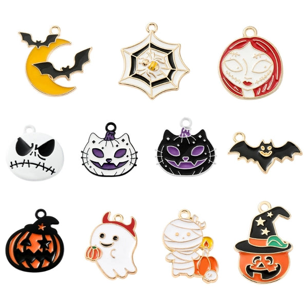 1 Piece Alloy Halloween Pattern Pendant