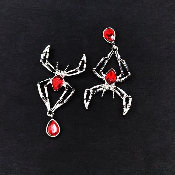 1 Piece Alloy Rhinestones Spider Pendant