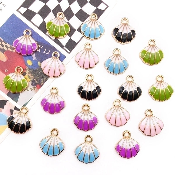 1 Piece Cartoon Style Shell Alloy Enamel Plating Pendant Jewelry Accessories