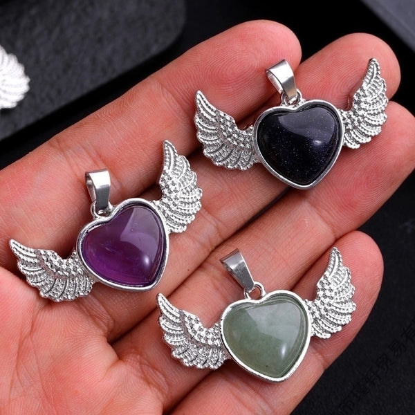 1 Piece Cute Heart Shape Alloy Inlay Jewelry Accessories