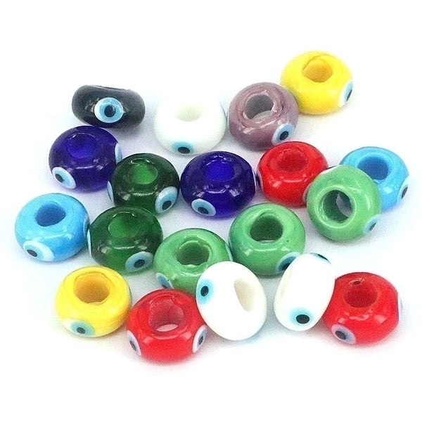 1 Piece Glass Round Eye Beads