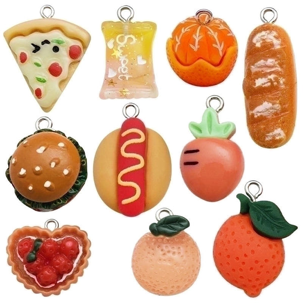 1 Piece Resin Fruit Pendant