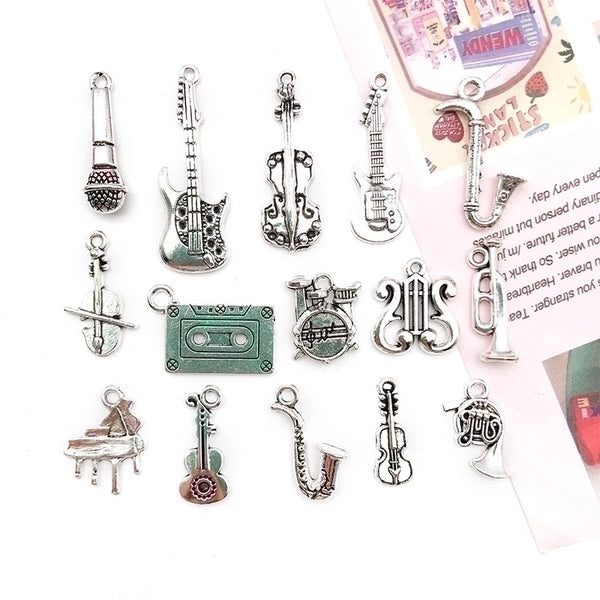 1 Piece Simple Style Musical Instrument Alloy Plating Pendant Jewelry Accessories