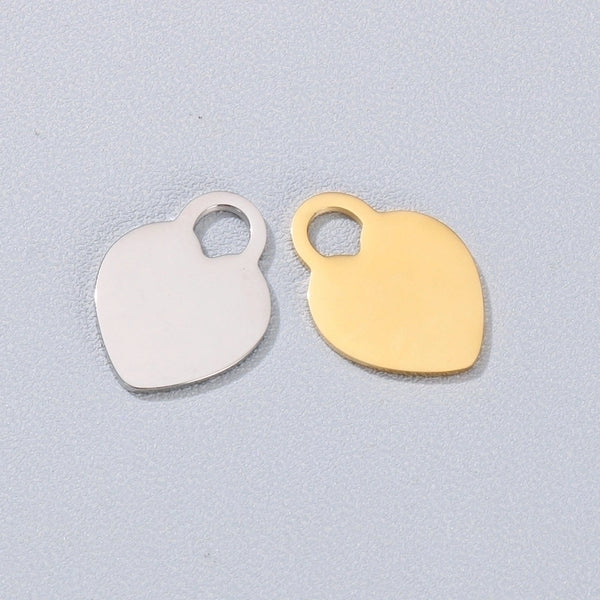 1 Piece Stainless Steel 18K Gold Plated Solid Color