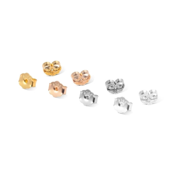 1 Piece Sterling Silver Solid Color Ear Studs