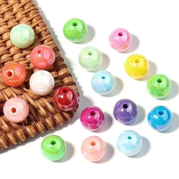 1 Set Arylic Round Beads