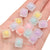 10 PCS/Package 10 * 10mm Hole 3~3.9mm Arylic Square Beads