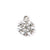 10 PCS/Package 10*13mm 14*19mm Alloy Rhinestones Snowflake Pendant