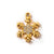 10 PCS/Package 10*13mm 14*19mm Alloy Rhinestones Snowflake Pendant