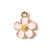 10 PCS/Package 10*13mm Alloy Flower Pendant