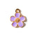 10 PCS/Package 10*13mm Alloy Flower Pendant