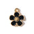 10 PCS/Package 10*13mm Alloy Flower Pendant