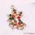 10 PCS/Package 10*17mm 15 * 19mm Alloy Christmas Hat Christmas Tree Santa Claus Pendant