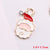 10 PCS/Package 10*17mm 15 * 19mm Alloy Christmas Hat Christmas Tree Santa Claus Pendant