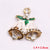 10 PCS/Package 10*17mm 15 * 19mm Alloy Christmas Hat Christmas Tree Santa Claus Pendant