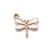 10 PCS/Package 12*11mm Alloy Dragonfly Pendant