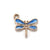 10 PCS/Package 12*11mm Alloy Dragonfly Pendant