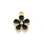 10 PCS/Package 13 * 16mm Alloy Flower Polished Pendant