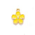 10 PCS/Package 13 * 16mm Alloy Flower Polished Pendant