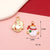 10 PCS/Package 15*15mm 18*33mm 20*22MM Alloy Rhinestones Christmas Tree Santa Claus Elk Pendant