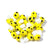 10 PCS/Package 16 * 11mm Glass Mushroom Beads