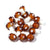 10 PCS/Package 16 * 11mm Glass Mushroom Beads