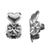 10 PCS/Package 304 Stainless Steel Floral Earplug