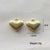 10 PCS/Package 304 Stainless Steel Heart Shape Pendant