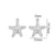 10 PCS/Package 304 Stainless Steel Starfish Dolphin Pendant