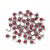 10 PCS/Package 8x6mm Hole 1~1.9mm 304 Stainless Steel Birthstone Solid Color Transparent Polished Pendant