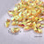 10 PCS/Package 9*16mm Hole 1~1.9mm Glass Electroplate Glass Beads Transparent Glass Beads  Water Droplets Transparent Pendant