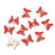 10 PCS/Package Alloy Butterfly Pendant