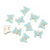 10 PCS/Package Alloy Butterfly Pendant