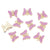 10 PCS/Package Alloy Butterfly Pendant