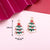 10 PCS/Package Alloy Christmas Tree Santa Claus Star Pendant