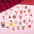 10 PCS/Package Alloy Christmas Tree Santa Claus Star Pendant