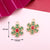 10 PCS/Package Alloy Christmas Tree Santa Claus Star Pendant