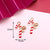 10 PCS/Package Alloy Christmas Tree Santa Claus Star Pendant