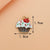 10 PCS/Package Alloy Color Block Pendant