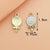 10 PCS/Package Alloy Color Block Pendant