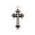 10 PCS/Package Alloy Cross Polished Pendant